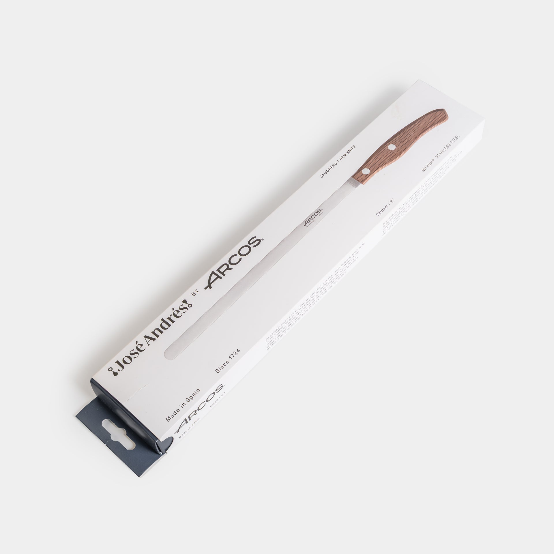 Cuchillo Jamonero Mango Marrón