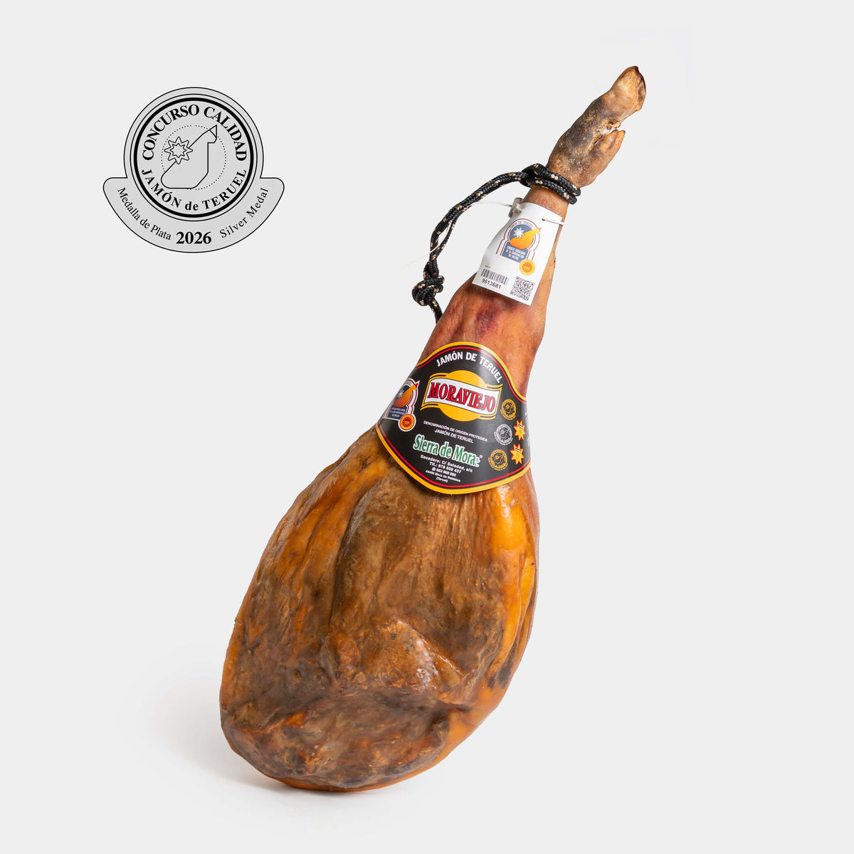 Jamón Denominación de Origen Teruel Moraviejo + 22 meses de curación