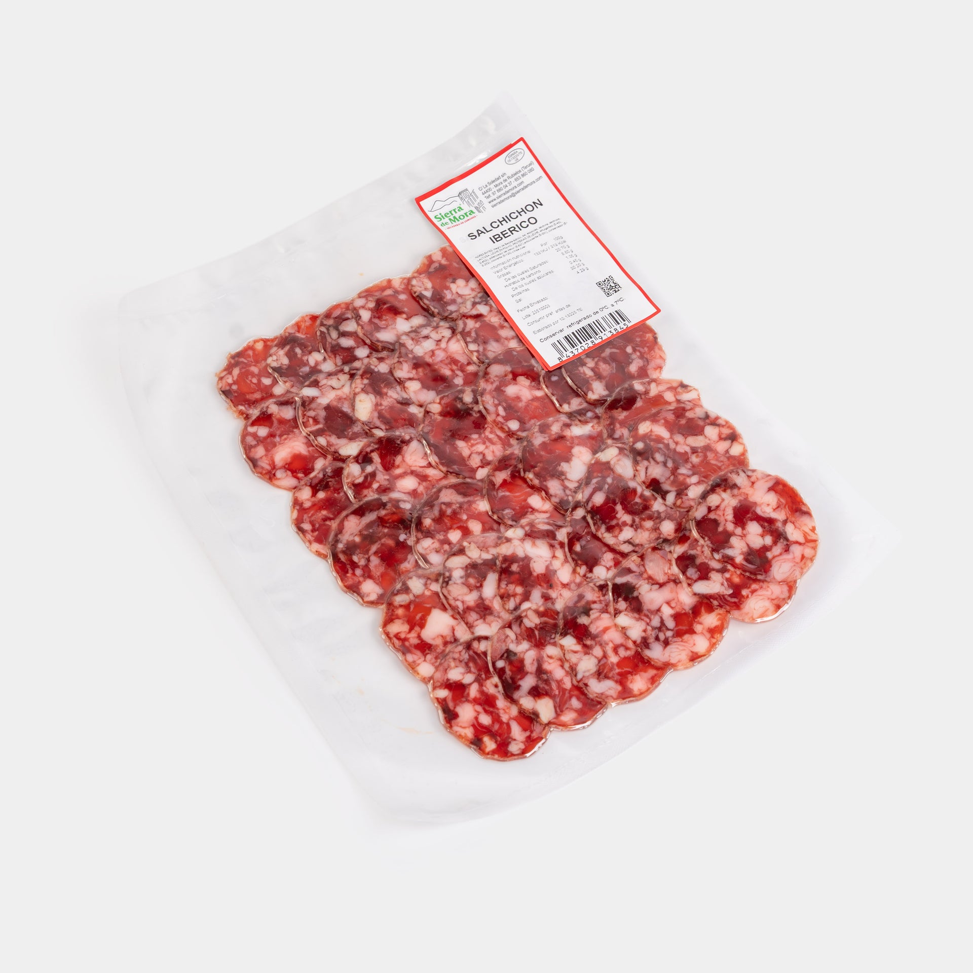 Salchichón ibérico loncheado