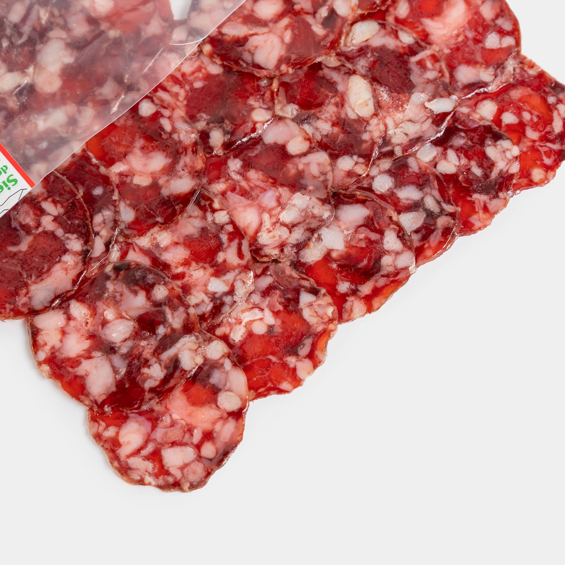 Salchichón ibérico loncheado