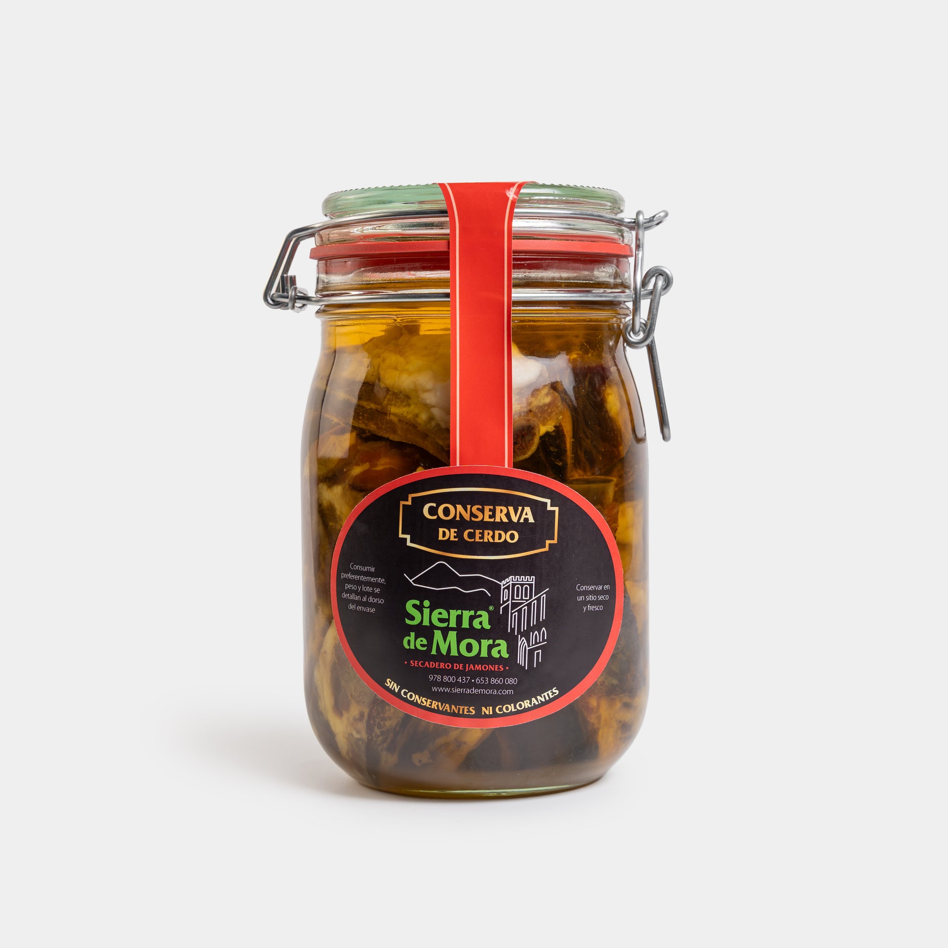 Canned rib meat
