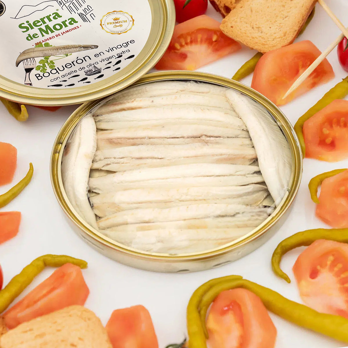 Boquerón en Vinagre con Aceite de Oliva Virgen Extra