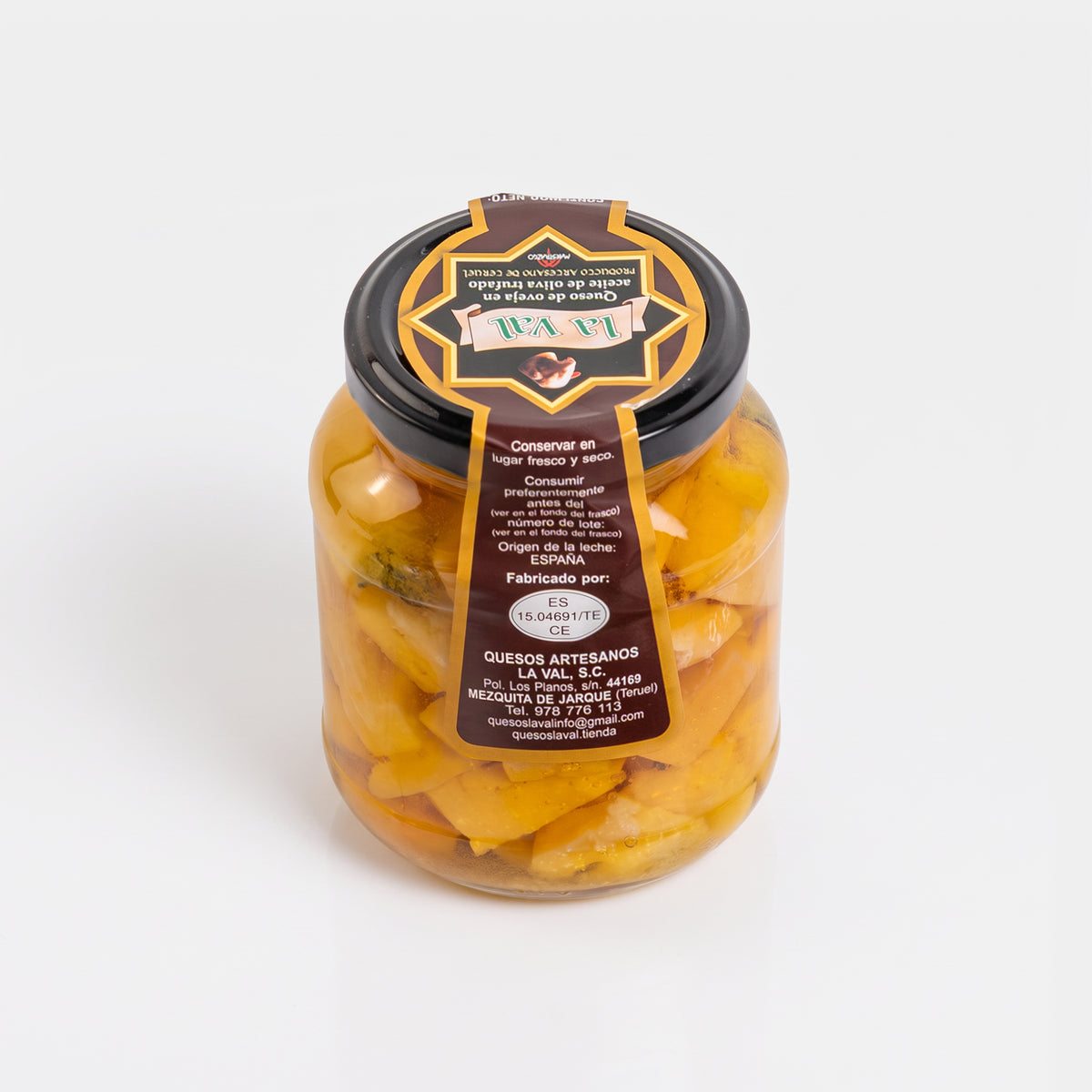 Queso de oveja en aceite de oliva trufado