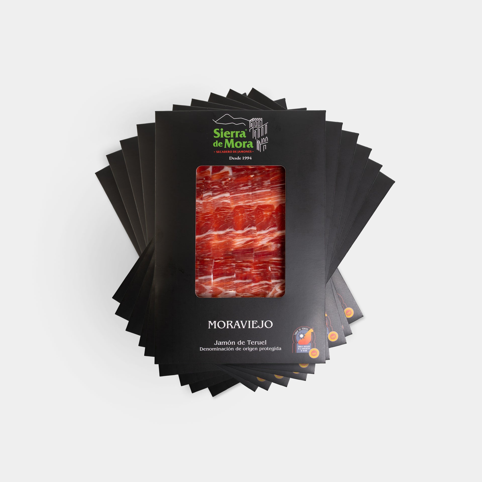 Pack 10 Sobres Jamón Moraviejo Cortado a Cuchillo