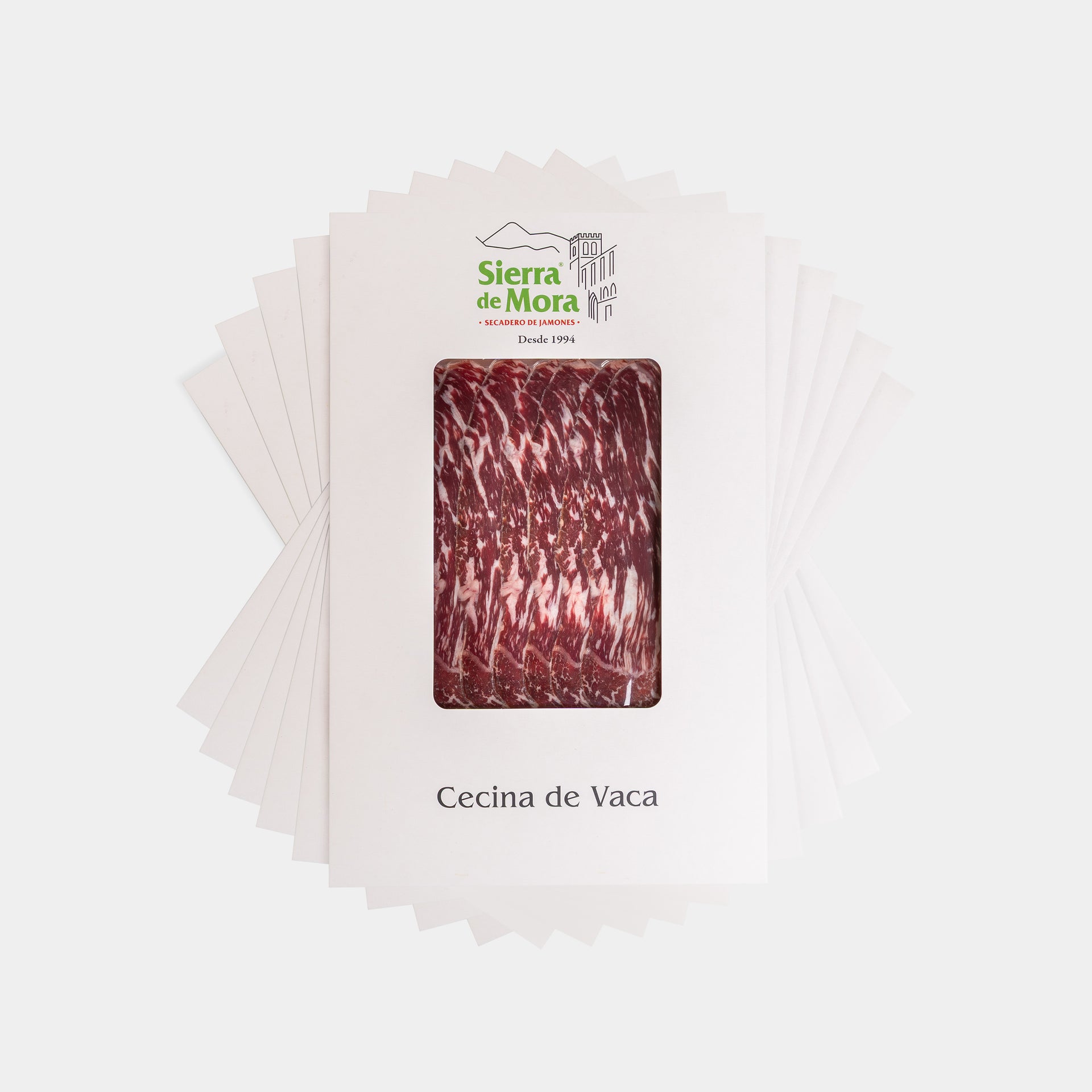 Pack 10 Sobres Cecina de Angus Loncheada
