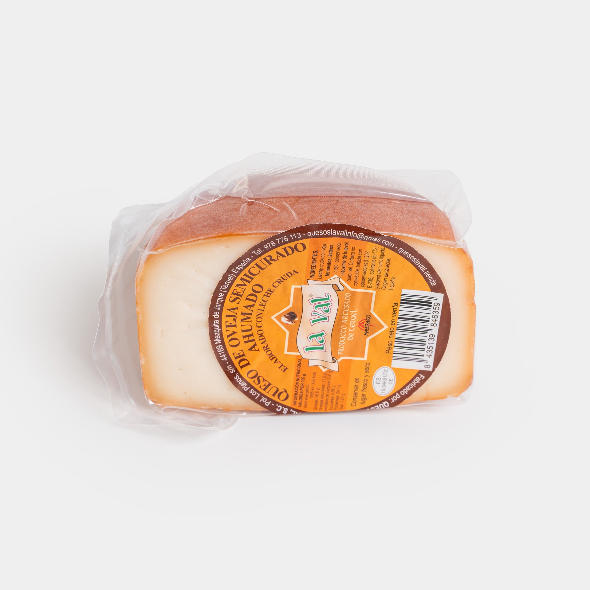 Semi-cured smoked sheep cheese - La Val